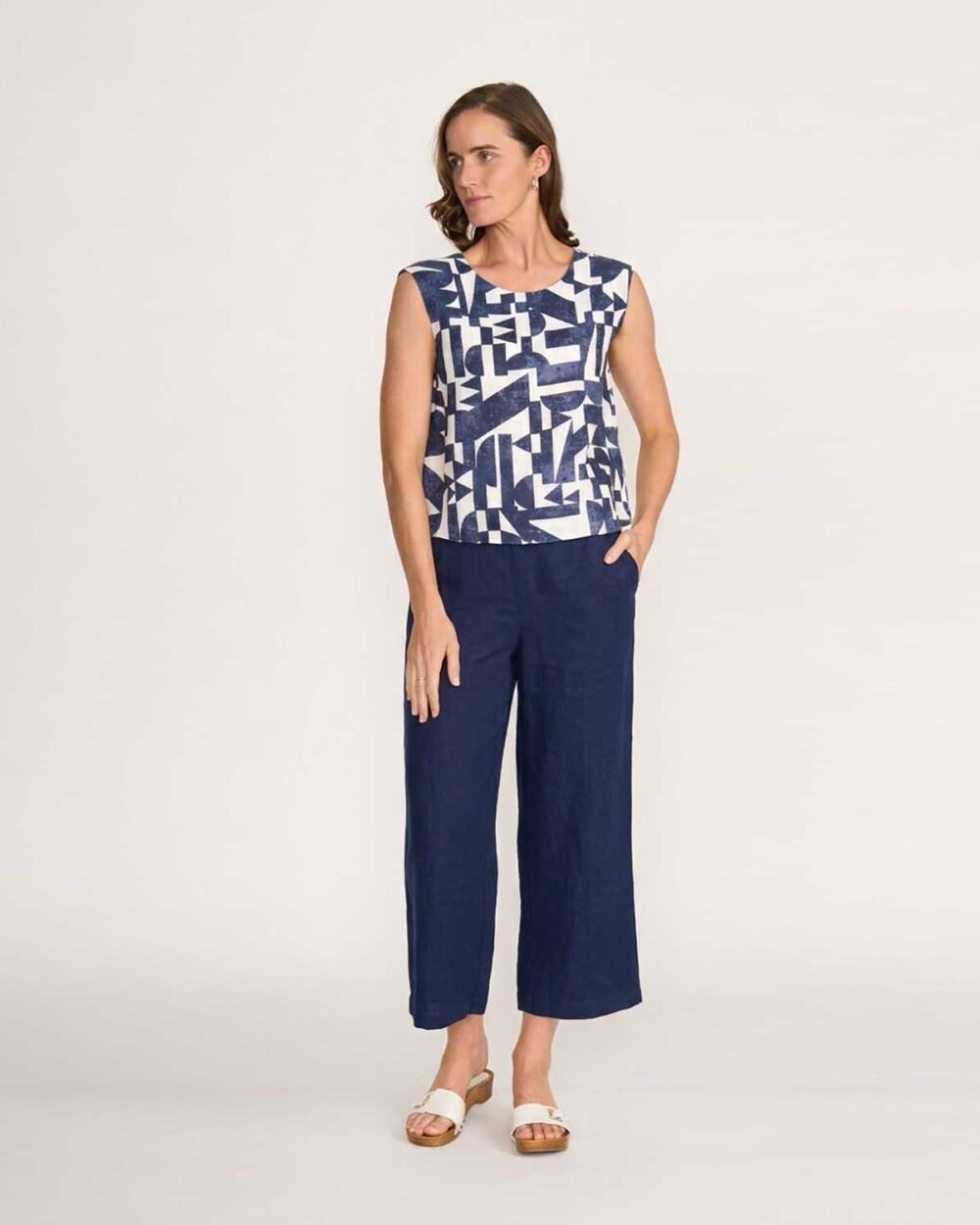 FOIL FO6918 TROUSERS-ECLIPSE