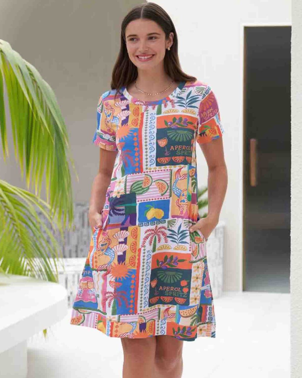 FOIL FO8180 WORTH THE HYPE DRESS-SUNDOWNER