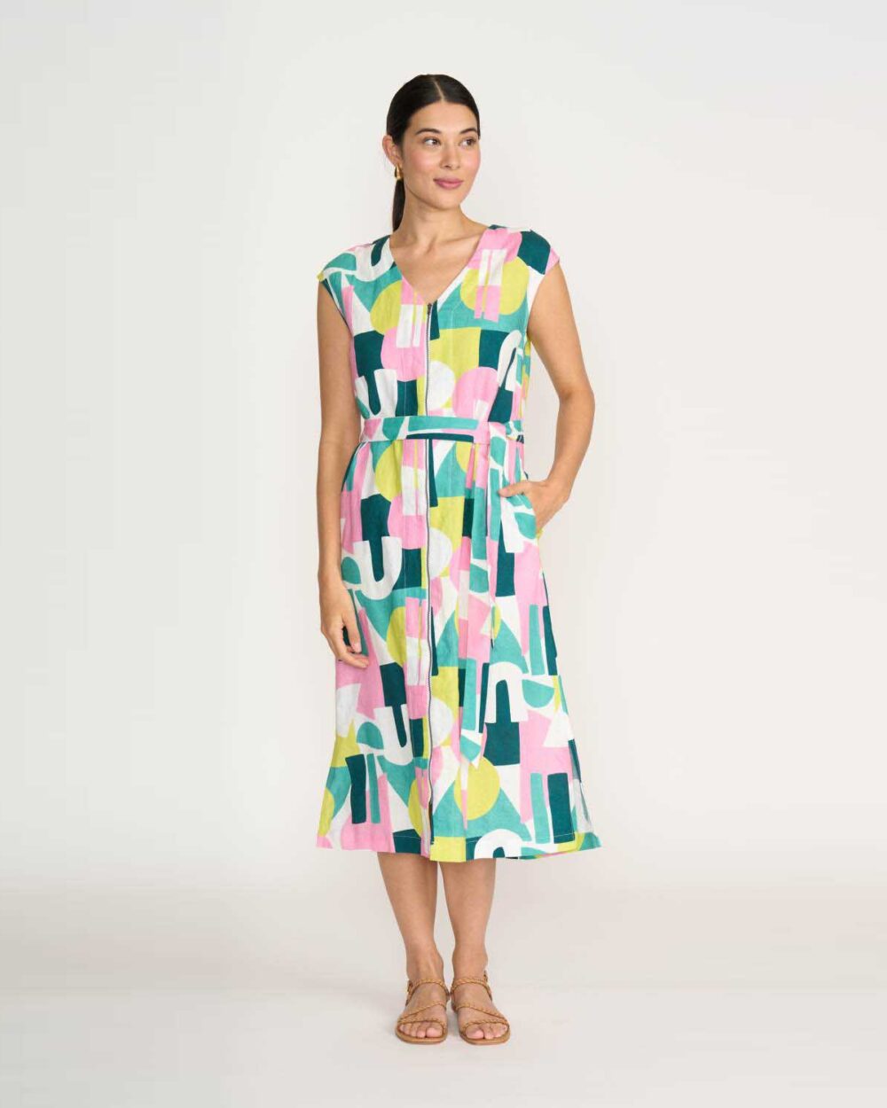 FOIL FO8294 U LITTLE ZIPPER DRESS-SPECTRUM