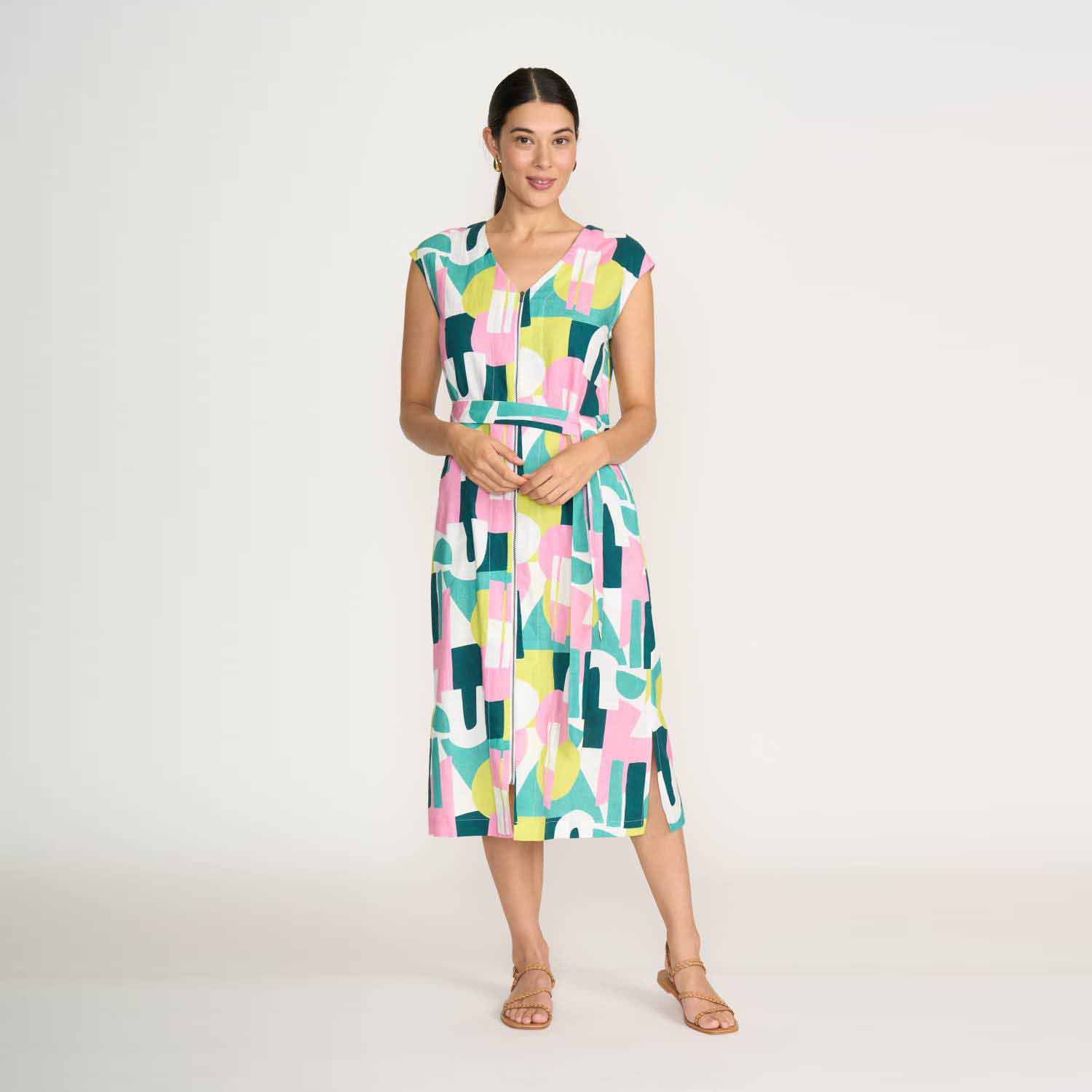 FOIL FO8294 U LITTLE ZIPPER DRESS-SPECTRUM 2 FOIL FO8294 U LITTLE ZIPPER DRESS-SPECTRUM - Image 2