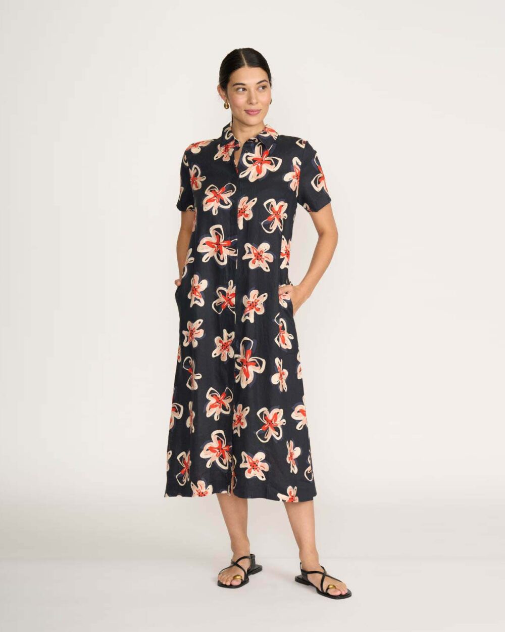 FOIL FO8296 ADV INTER DRESS-FLOWER DOODL