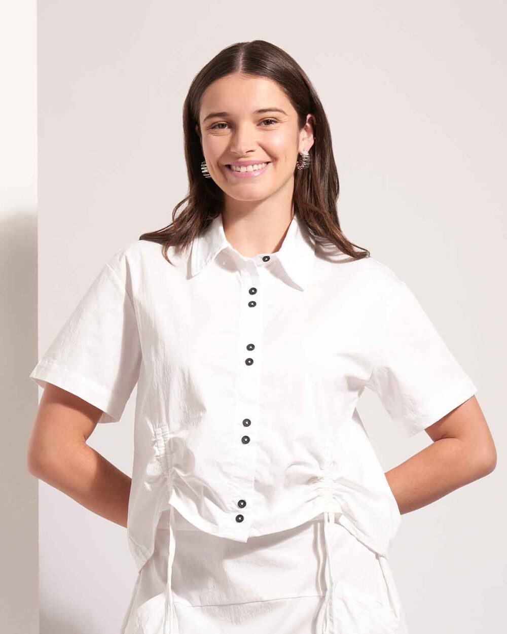 FOIL FO8356 ALL TIED UP SHIRT-WHITE