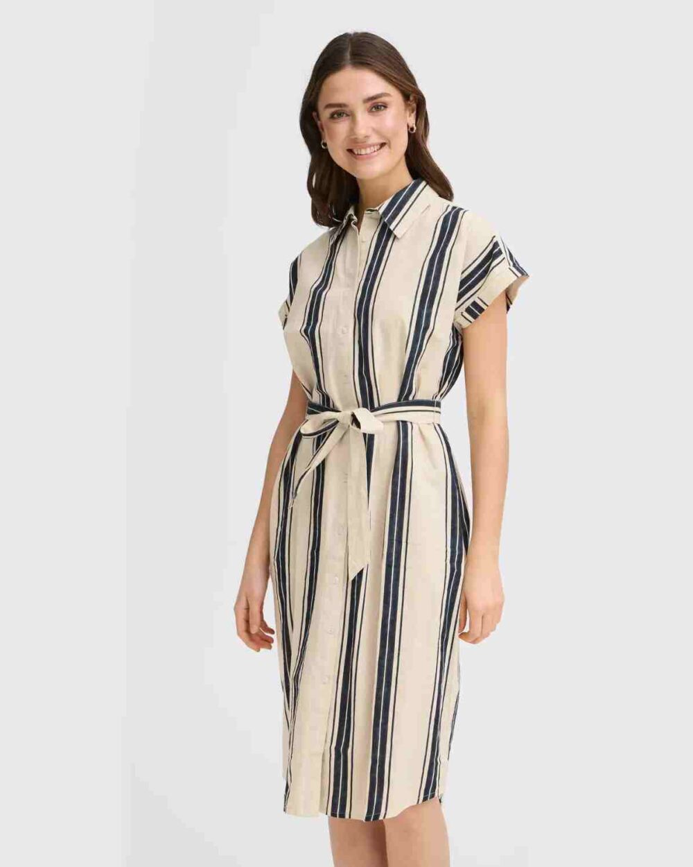 FRANSA 20617562 DRESS-STRIPE FRMADDIE