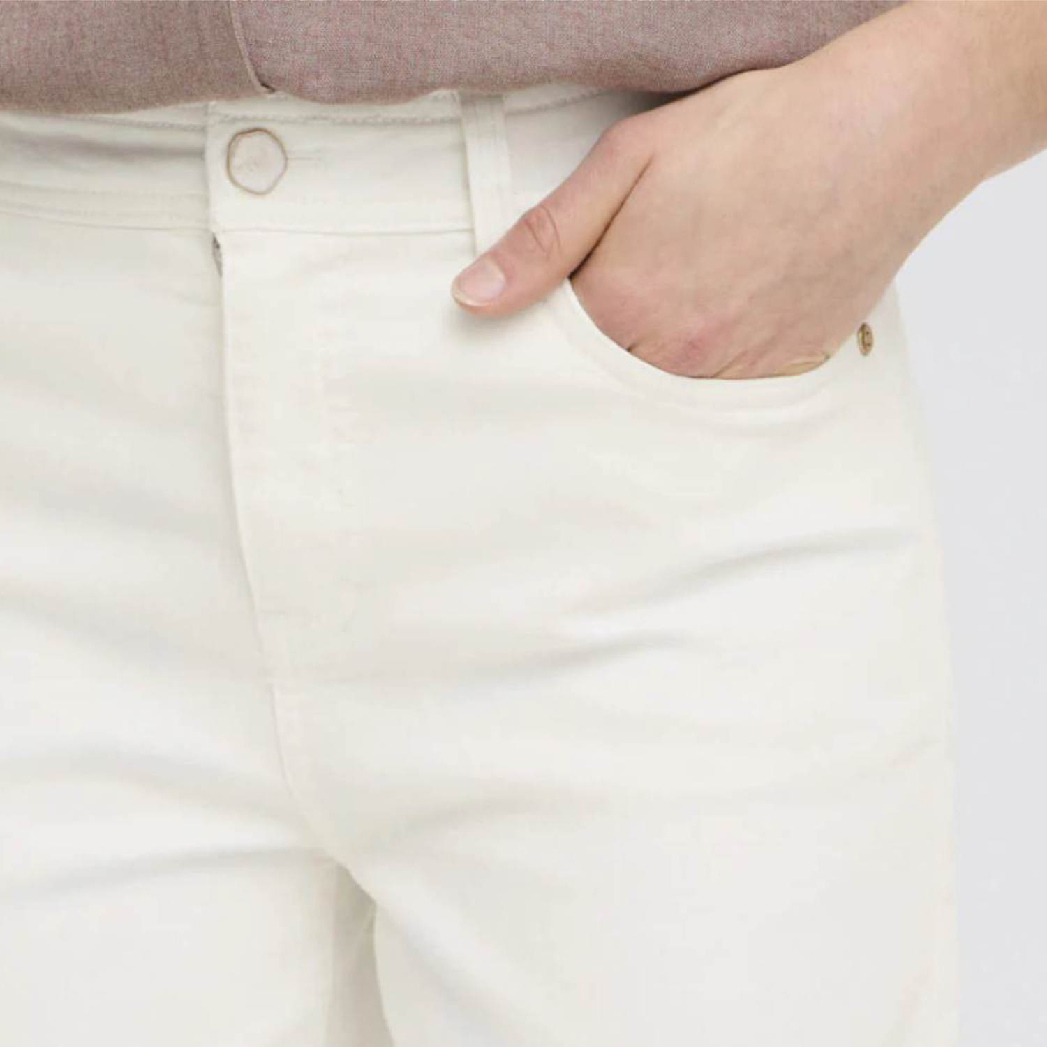FRANSA 20617611 JEANS-WHITE FRCHICAGO 2 FRANSA 20617611 JEANS-WHITE FRCHICAGO - Image 2
