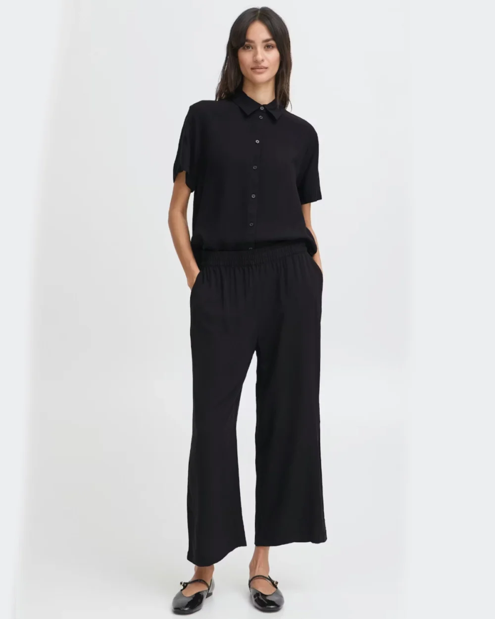 B YOUNG  20811296   BYMMJOELLA CROP PANTS 2-BLACK