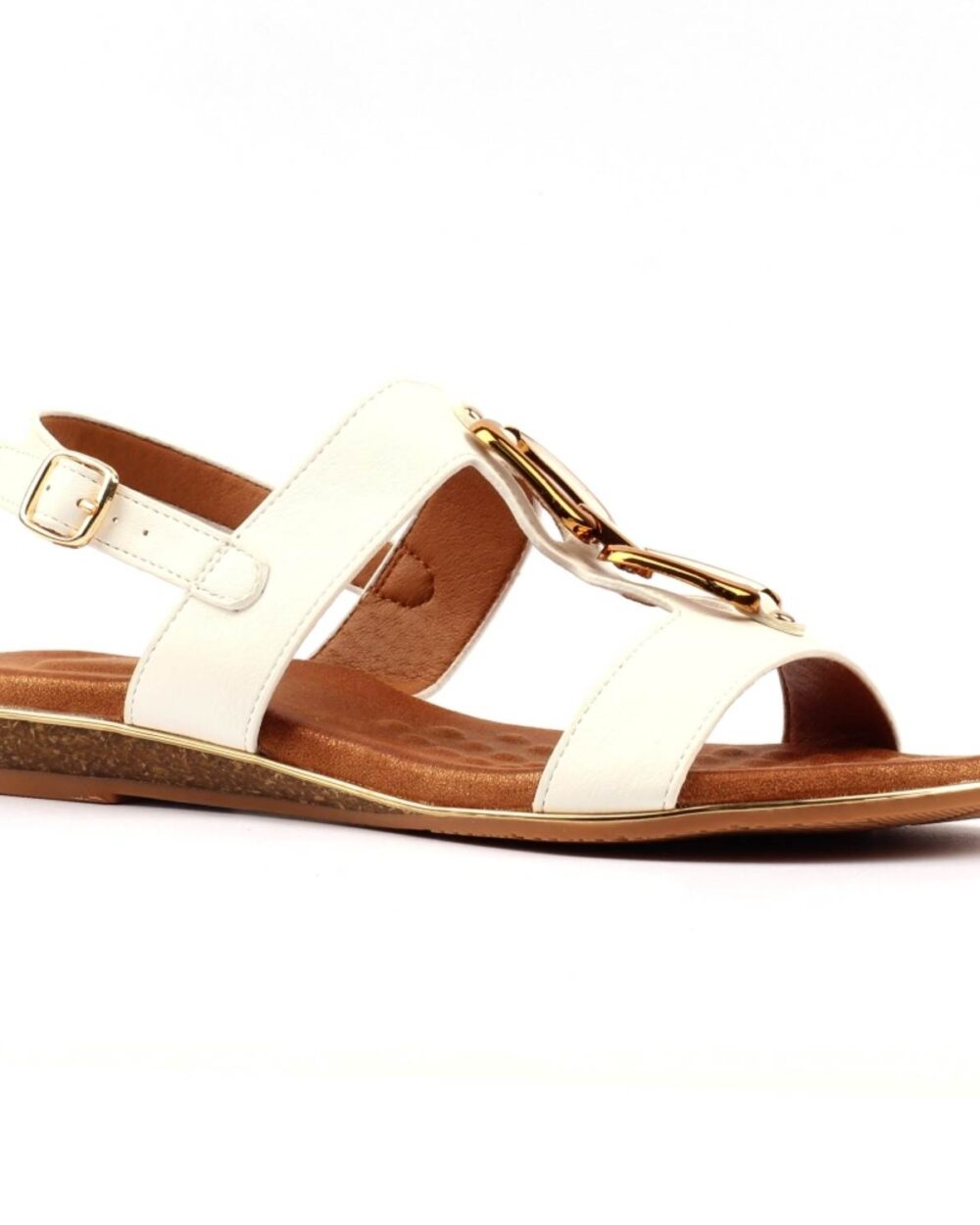 LUNAR JLH534 DARCY SANDAL-WHITE