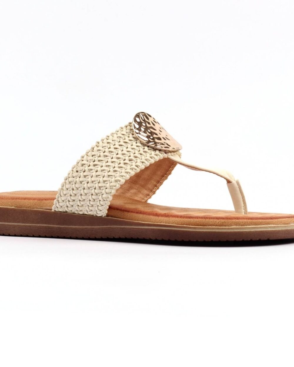 LUNAR JLH591 FIONA TOEPOST SANDAL-WHITE