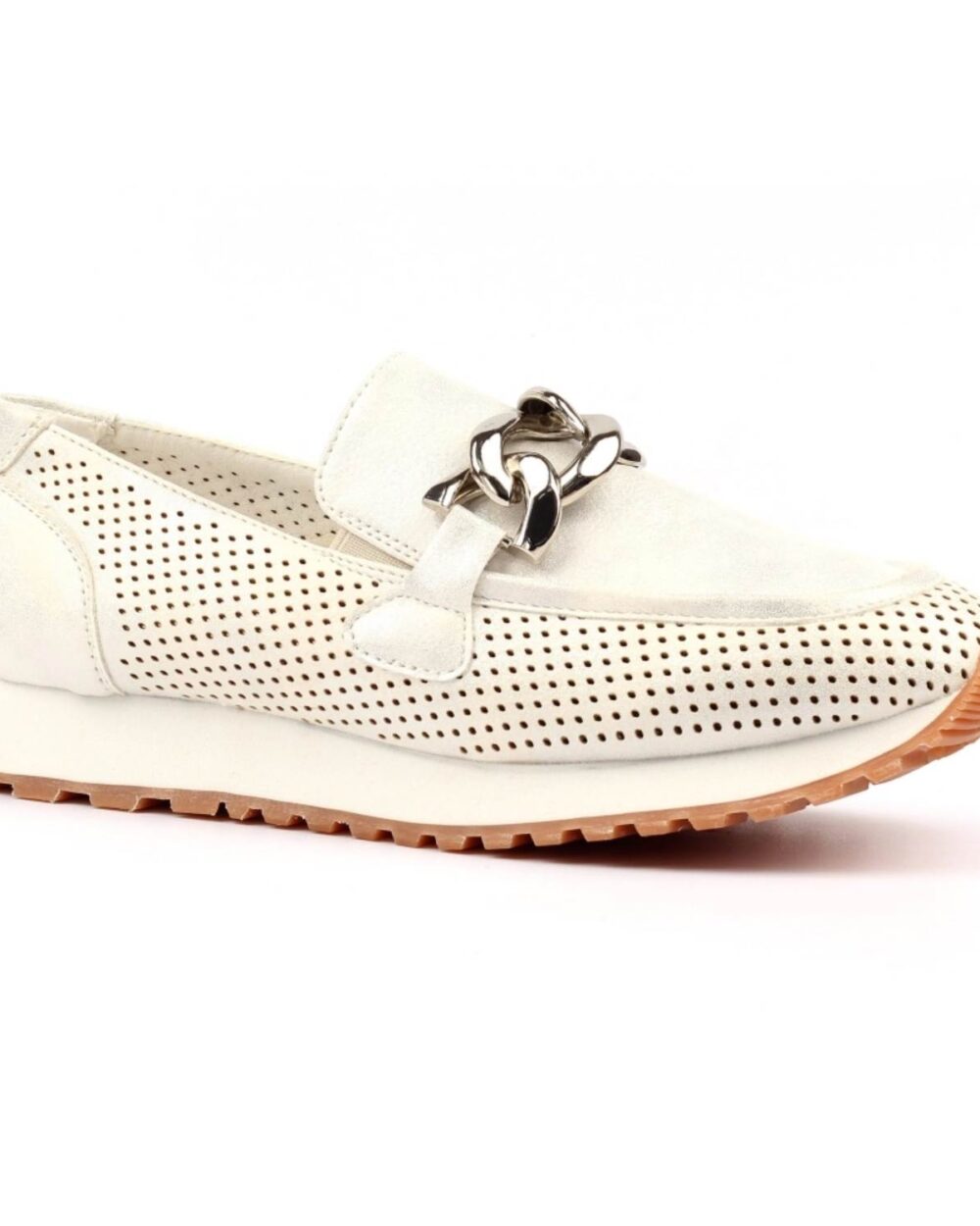 LUNAR DLC009 LULU METALLIC SHOE-SILVER