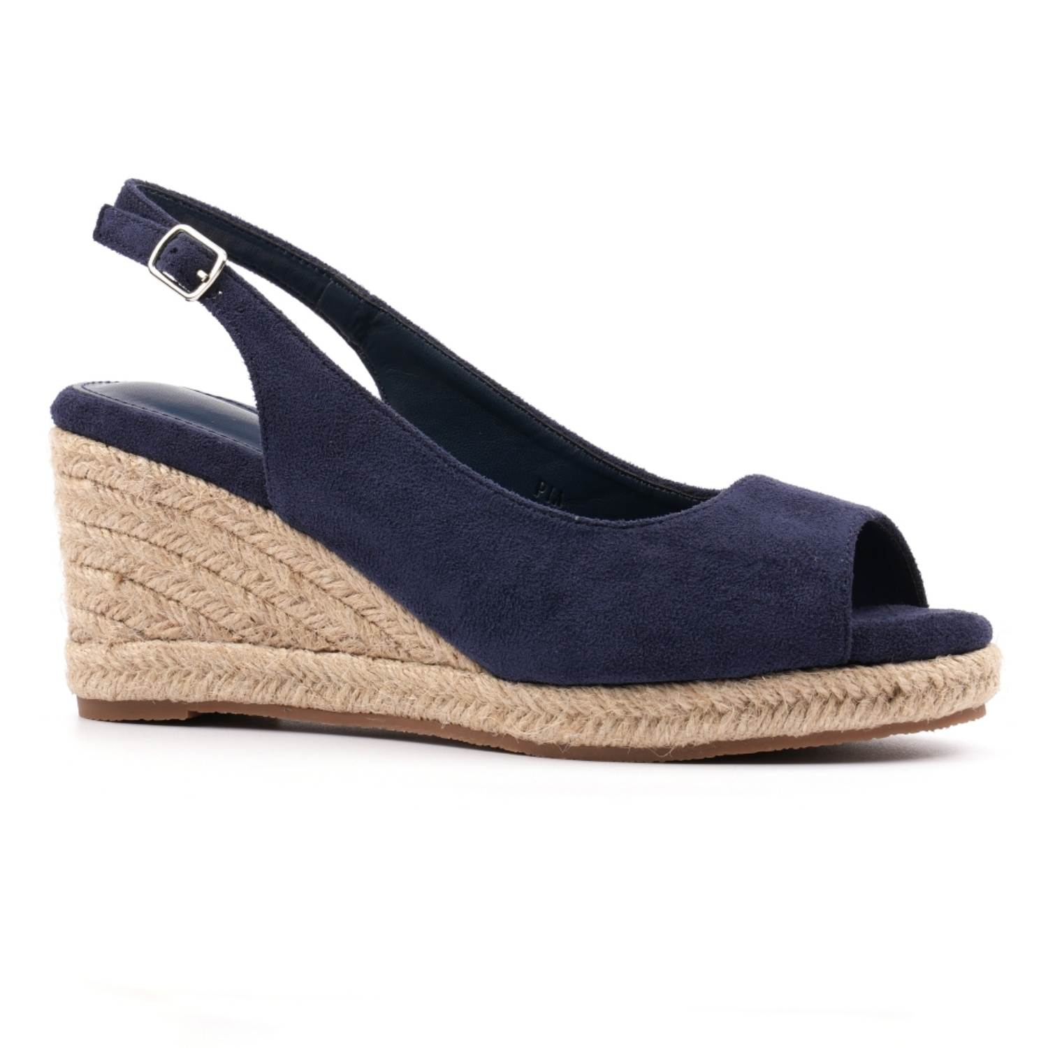 LUNAR FLJ010 PIA WEDGE SANDAL-NAVY 1 LUNAR FLJ010 PIA WEDGE SANDAL-NAVY