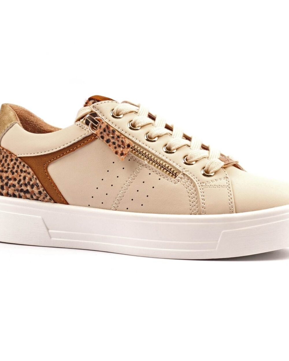 LUNAR DLB101 PRESLEY TRAINER-CREAM