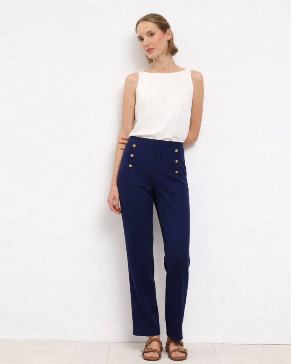 BARILOCHE SUENO TROUSERS-NAVY