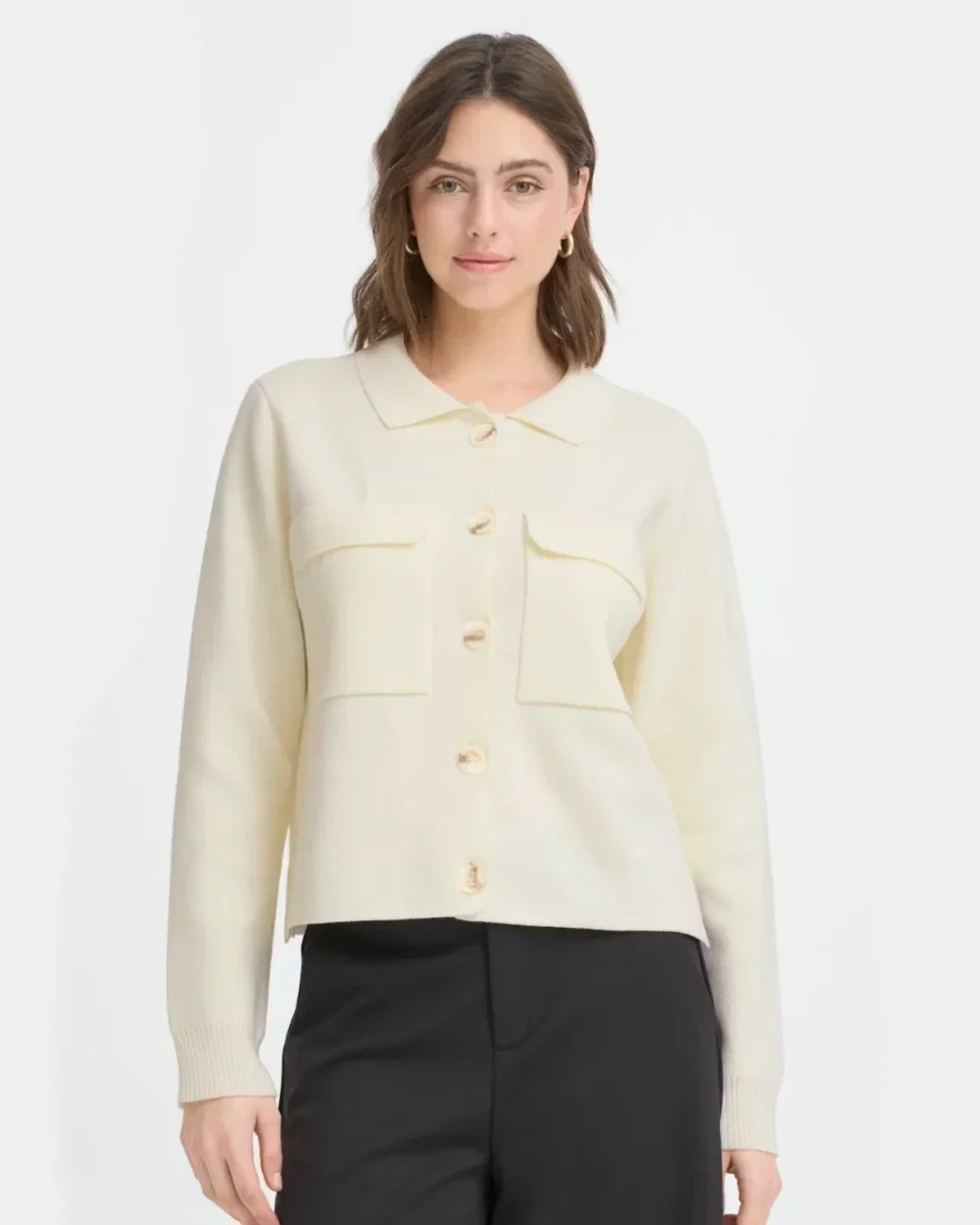 Obsessions 7 FRANSA 20615499 CARDIGAN-WHITE