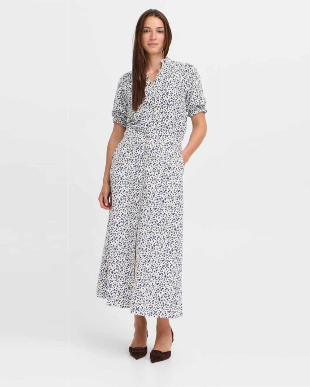 B YOUNG 20816610 BYFALAKKA BUTTON SKIRT-MEDIEVAL