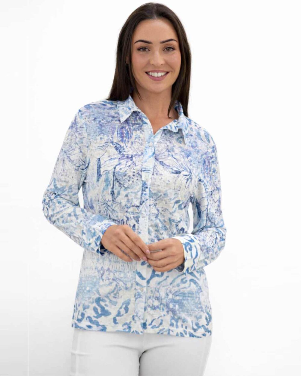 JESSICA GRAAF TOP 31402-020-BLUE/WHITE