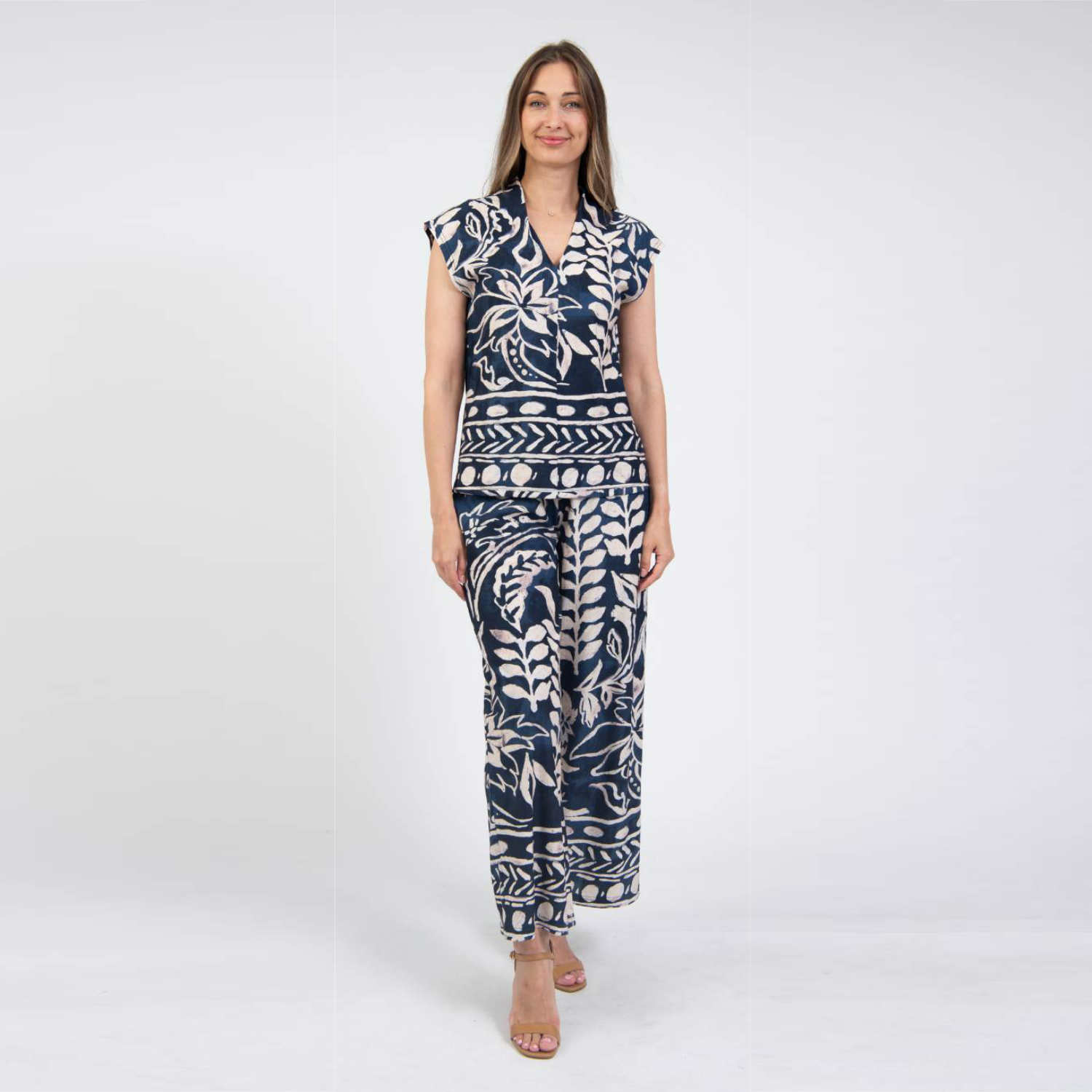 JESSICA GRAAF 31965-003 TROUSERS-NAVY 1 JESSICA GRAAF 31965-003 TROUSERS-NAVY
