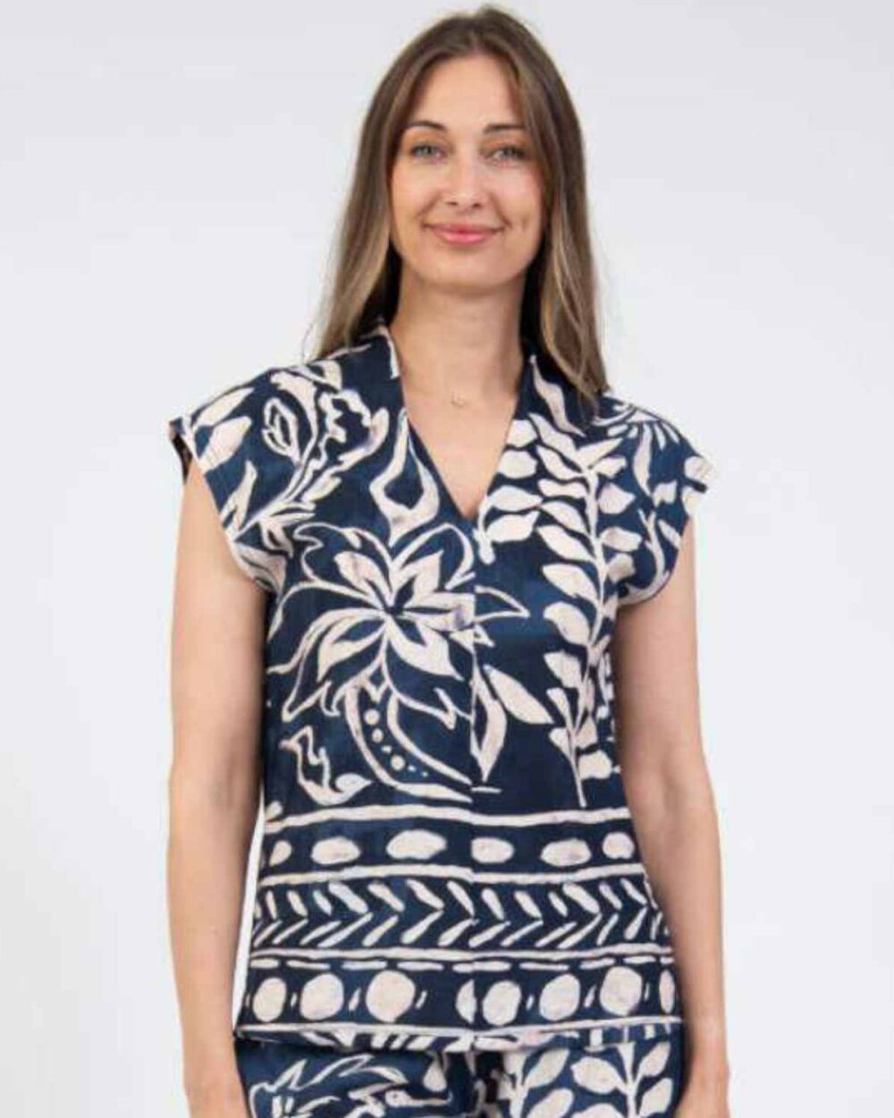 JESSICA GRAAF 31514-003 TOP-NAVY