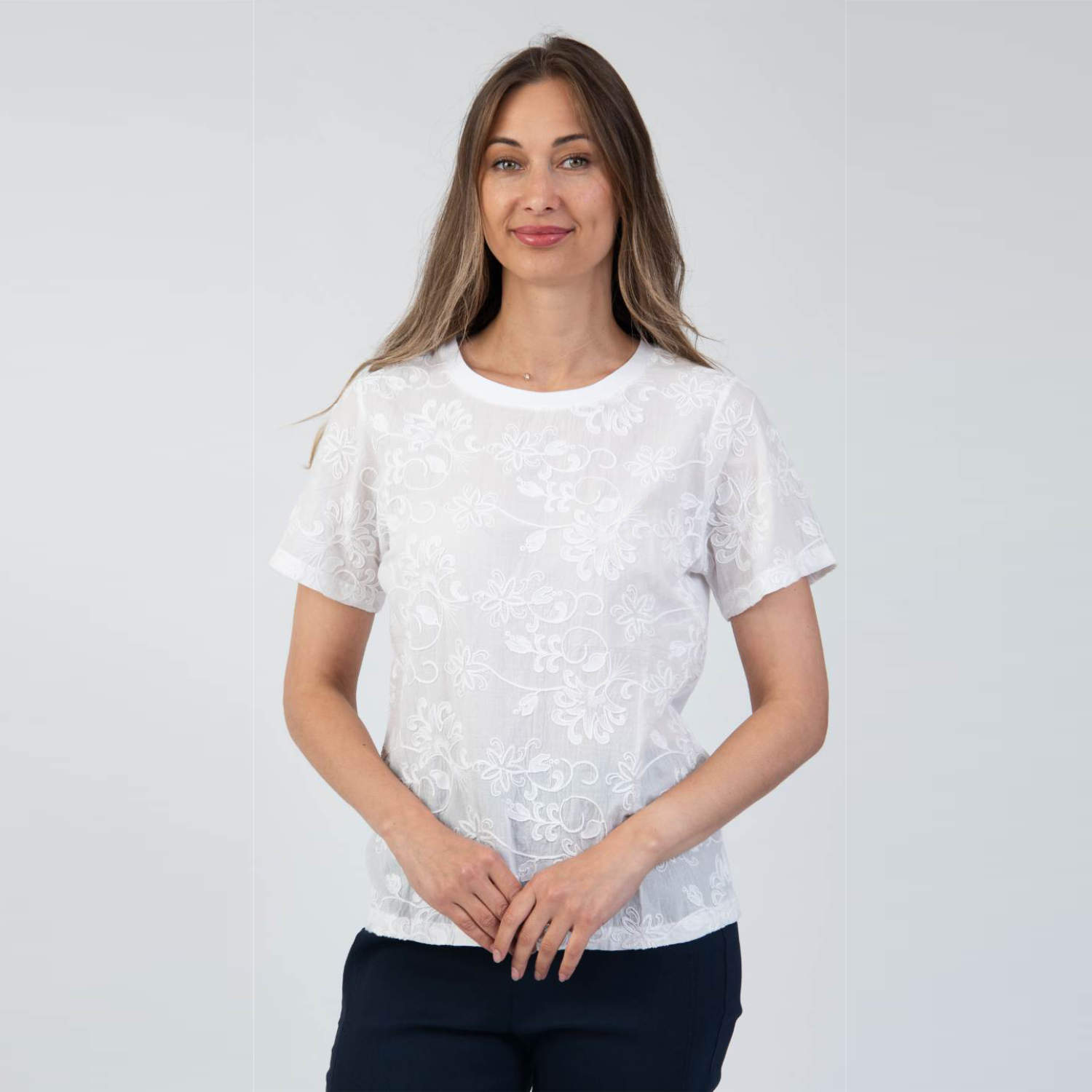 JESSICA GRAAF TOP 31714-001-WHITE 1 JESSICA GRAAF TOP 31714-001-WHITE