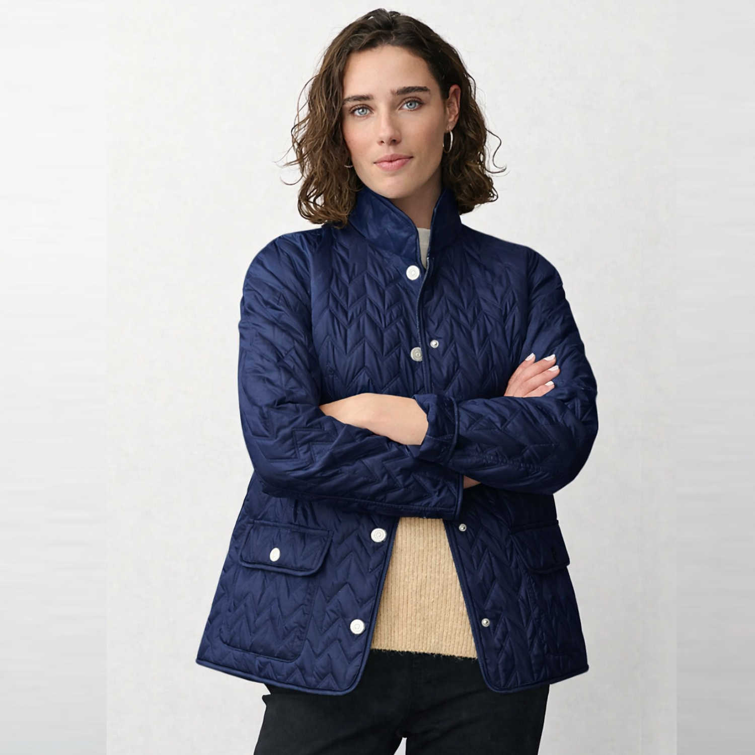 BARBARA LEBEK REVERSIBLE JACKET 50430062-NAVY 1 BARBARA LEBEK REVERSIBLE JACKET 50430062-NAVY