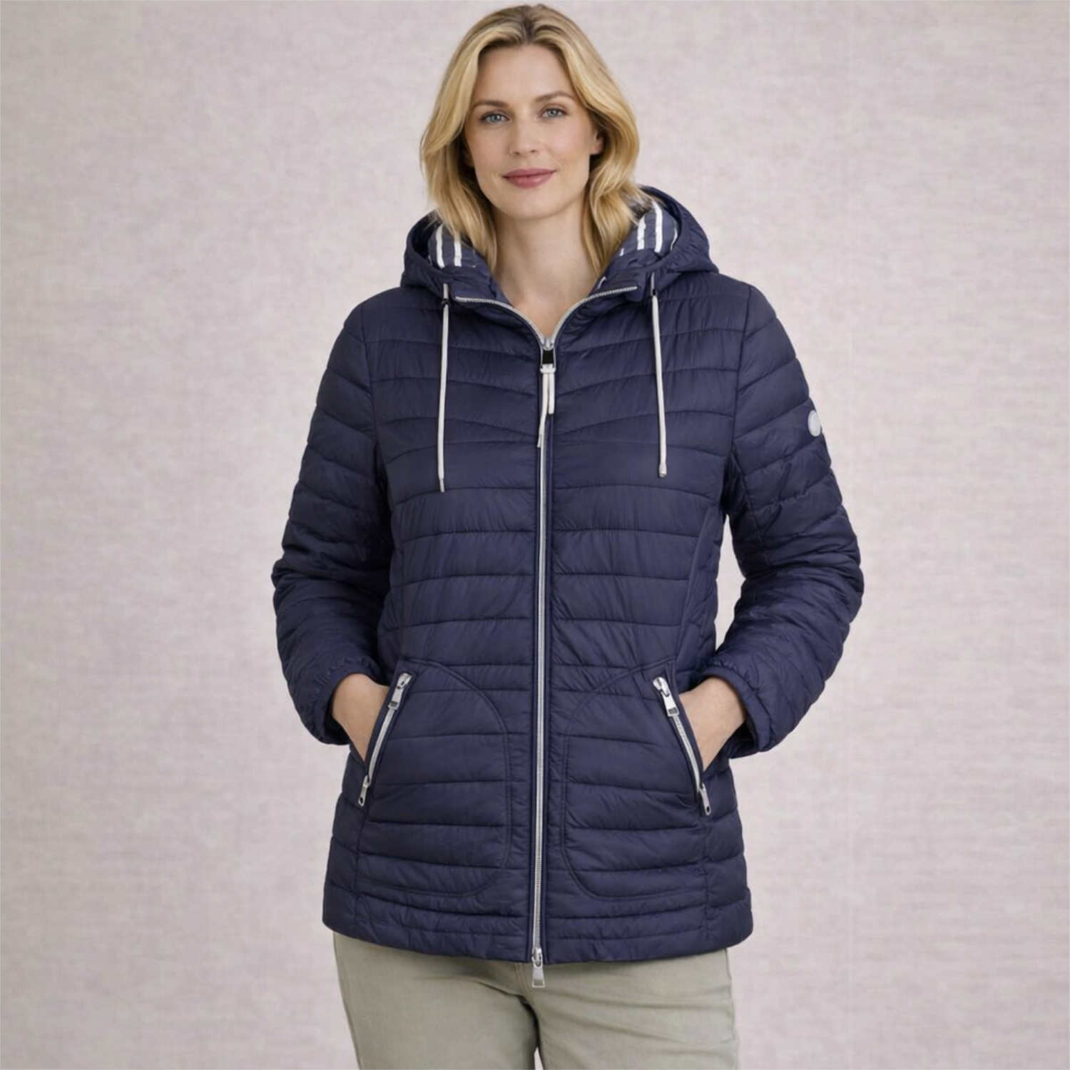BARBARA LEBEK DOWNFREE JACKET 50490062-NAVY 1 BARBARA LEBEK DOWNFREE JACKET 50490062-NAVY