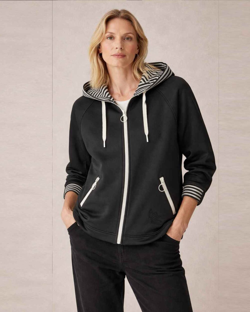 BARBARA LEBEK SWEAT JACKET 56120062-BLACK