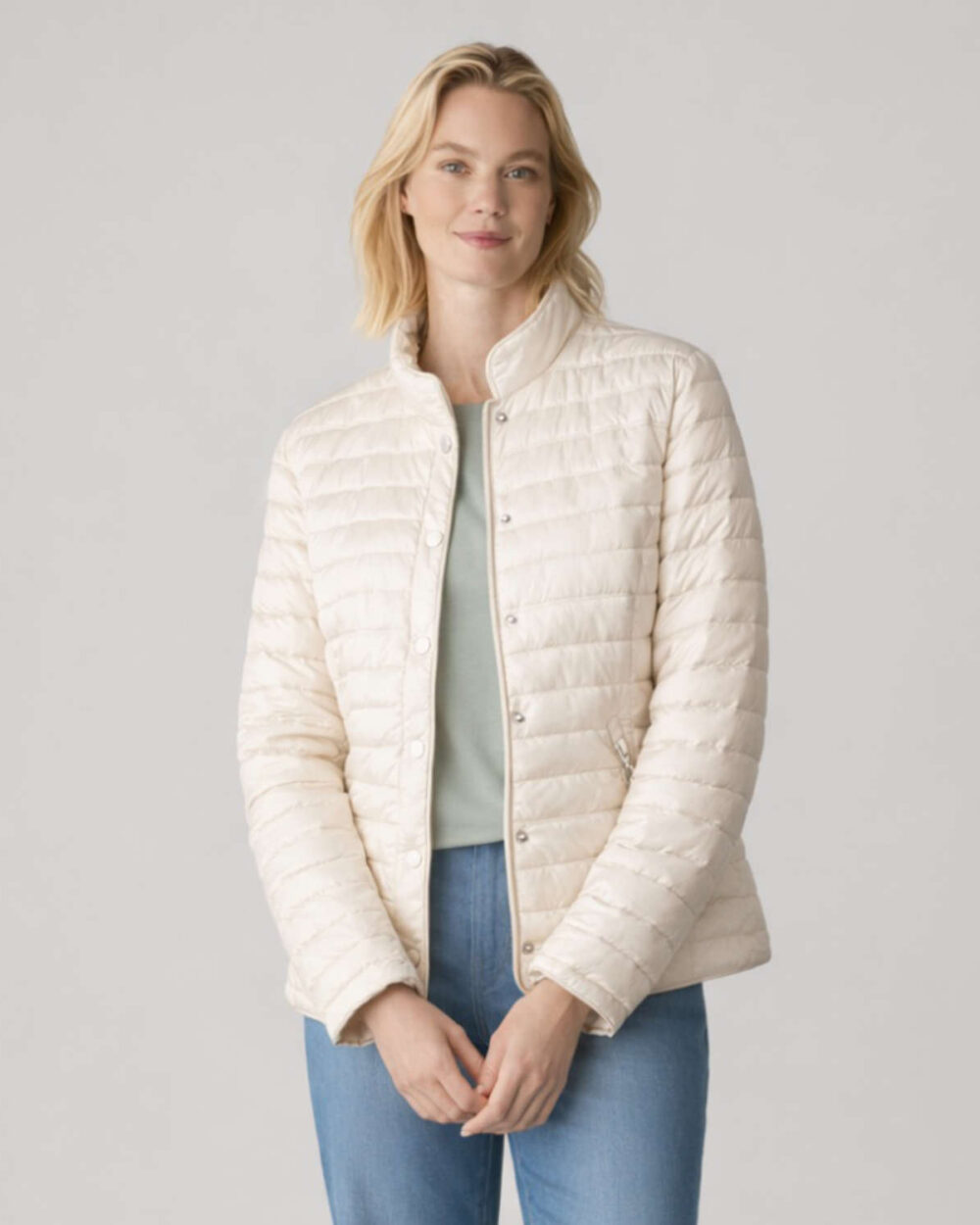 BARBARA LEBEK 50450062 REVERSIBLE JACKET-OFF WHITE