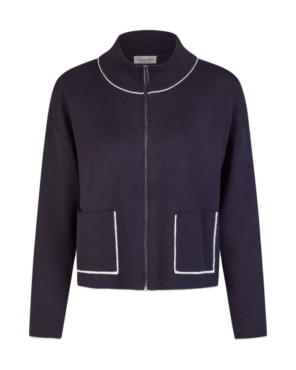 BARBARA LEBEK KNITWEAR JACKET 55750062-NAVY