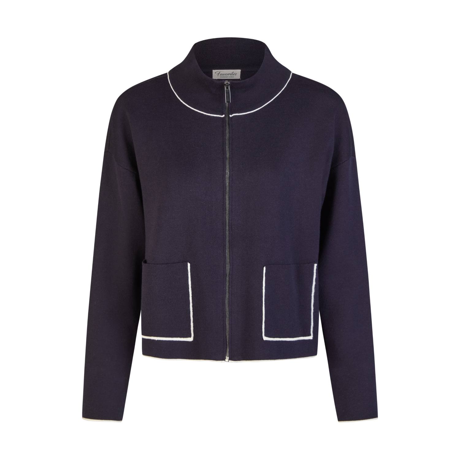 BARBARA LEBEK KNITWEAR JACKET 55750062-NAVY 1 BARBARA LEBEK KNITWEAR JACKET 55750062-NAVY