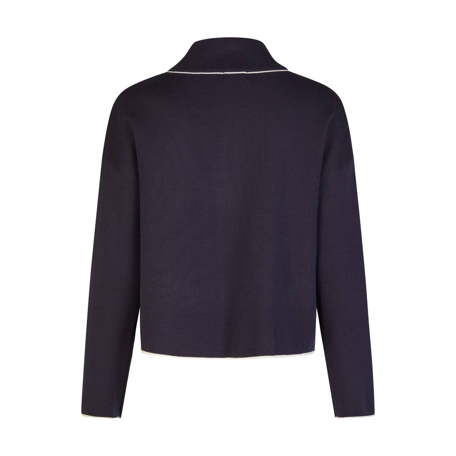 BARBARA LEBEK KNITWEAR JACKET 55750062-NAVY 2 BARBARA LEBEK KNITWEAR JACKET 55750062-NAVY - Image 2
