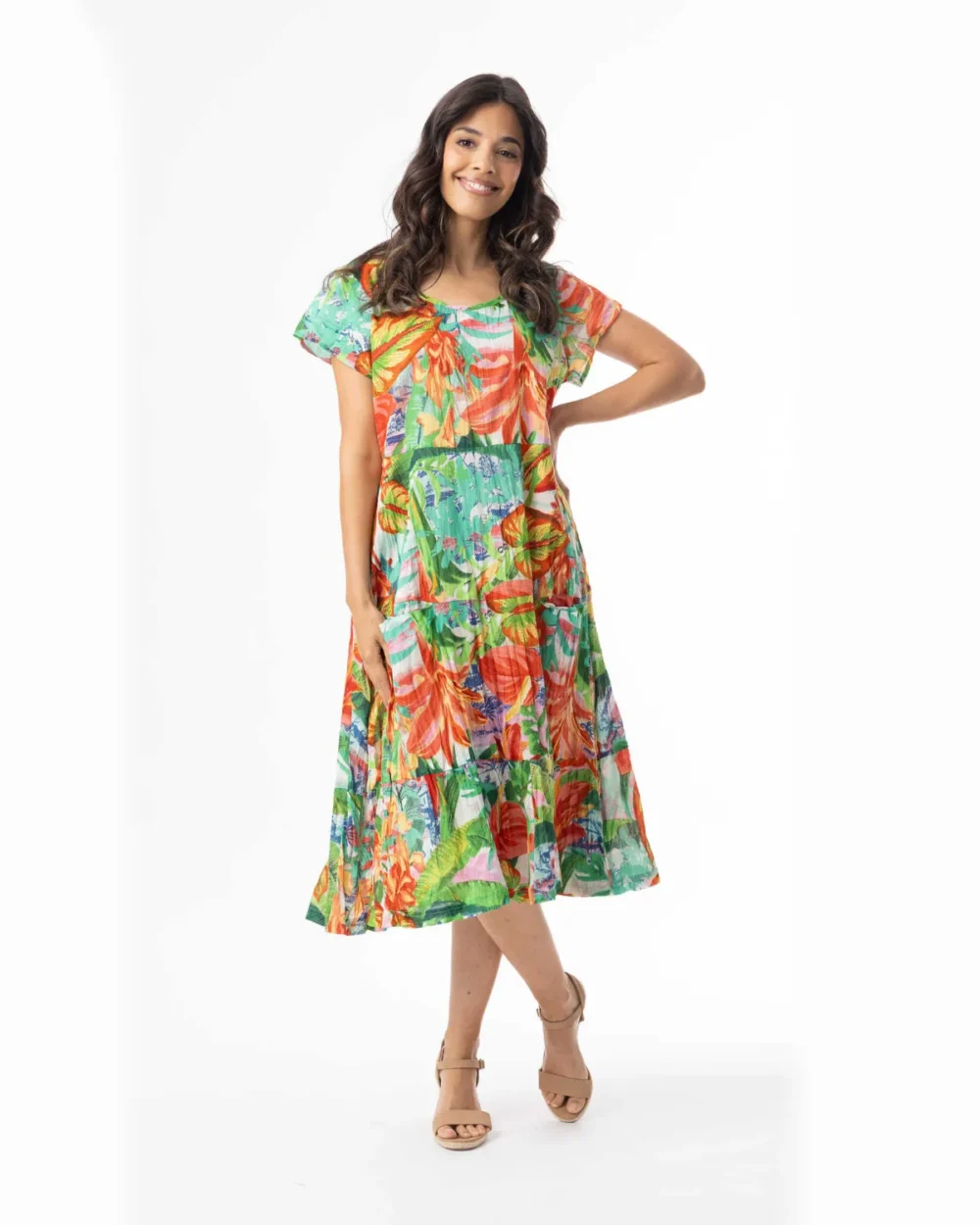 ORIENTIQUE 40214 EQUADOR DRESS-PRINT