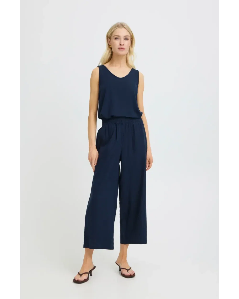 B YOUNG 20813083  BYFALAKKA CROP PANTS-COPENHAGEN