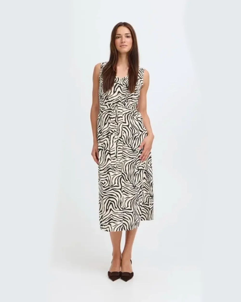 B.YOUNG BYFALAKKA 20818826 BURRON DRESS-METEORITE