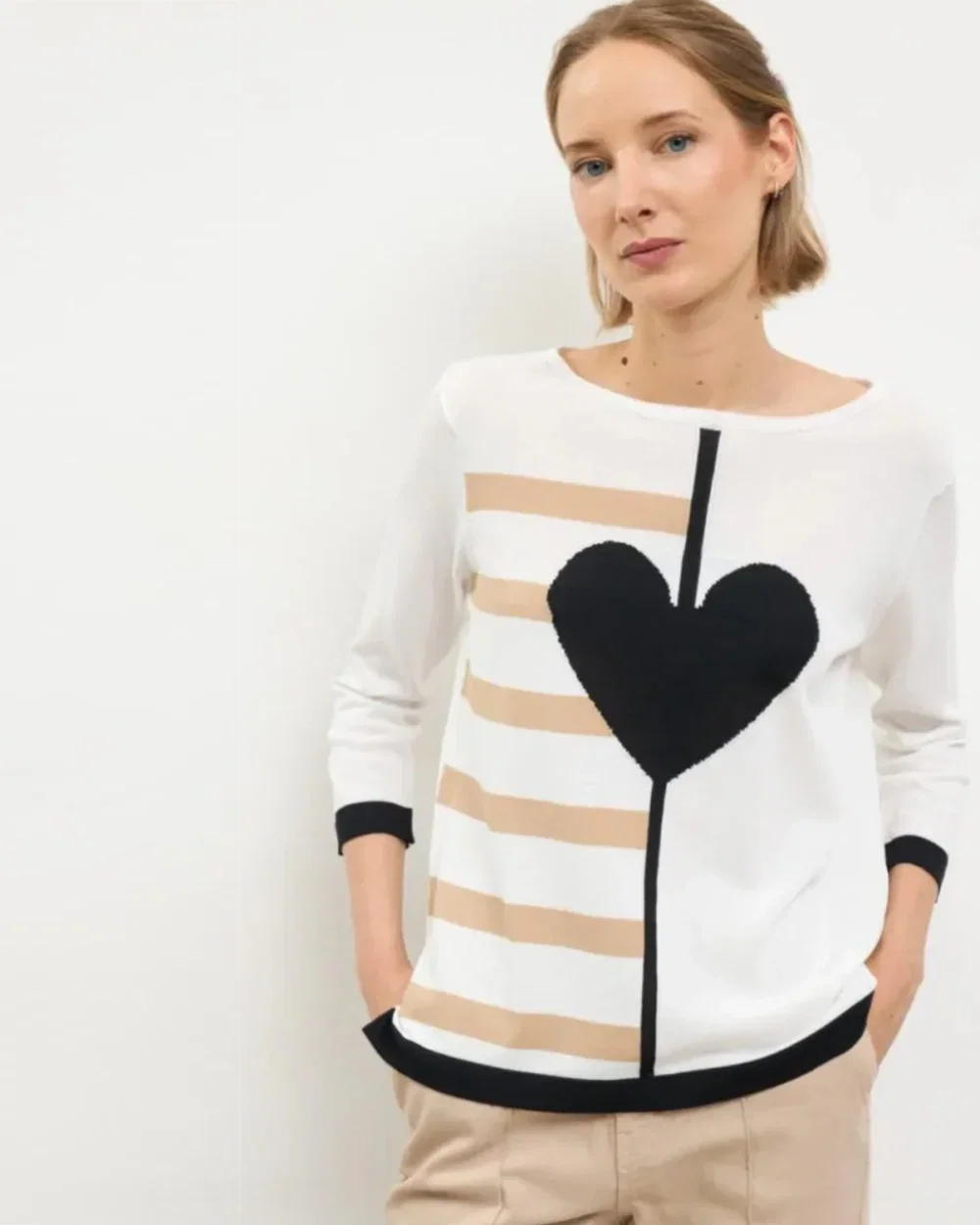 BARILOCHE CIERZO KNITWEAR-NATURAL