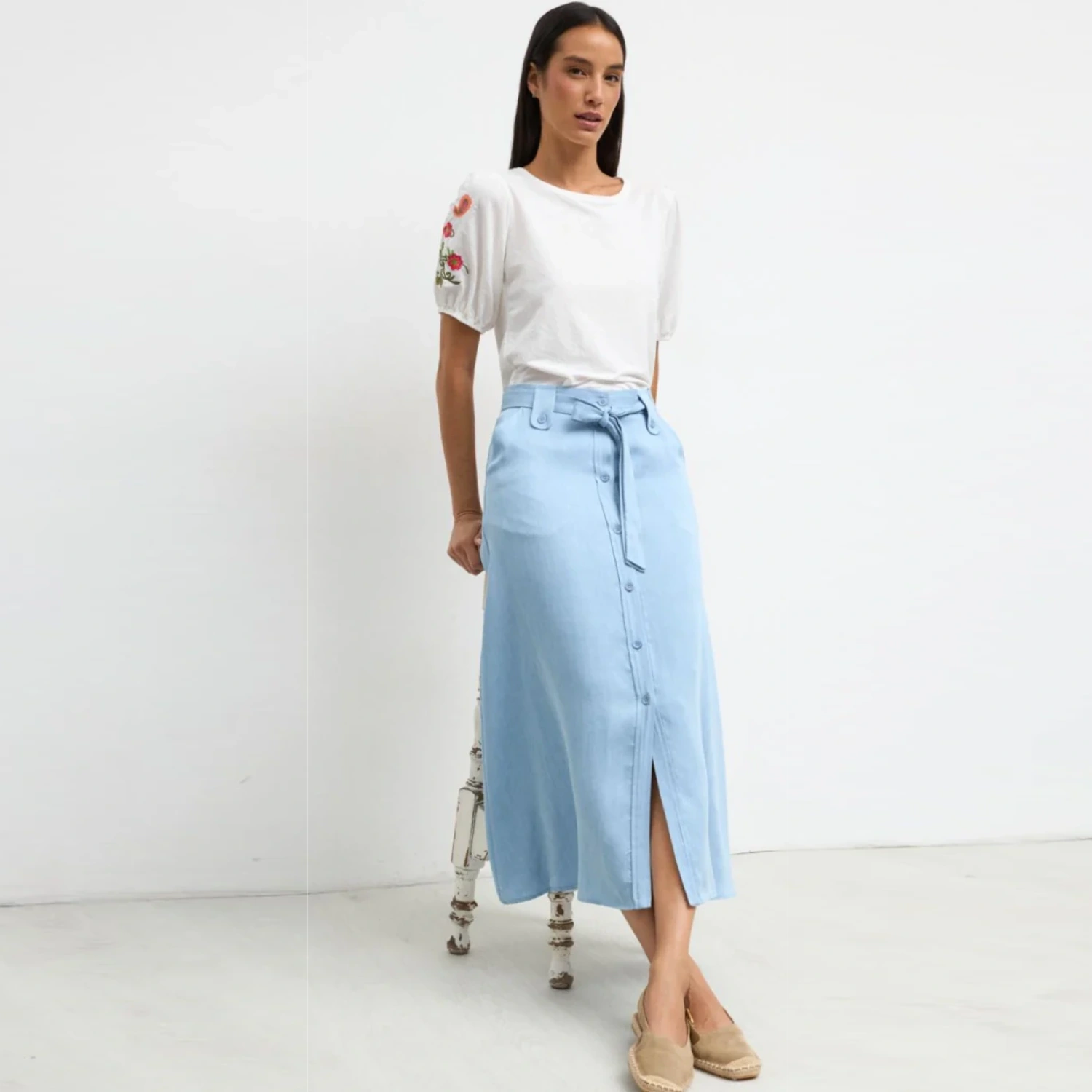TINTA DANICA SKIRT-BLUE 1 TINTA DANICA SKIRT-BLUE