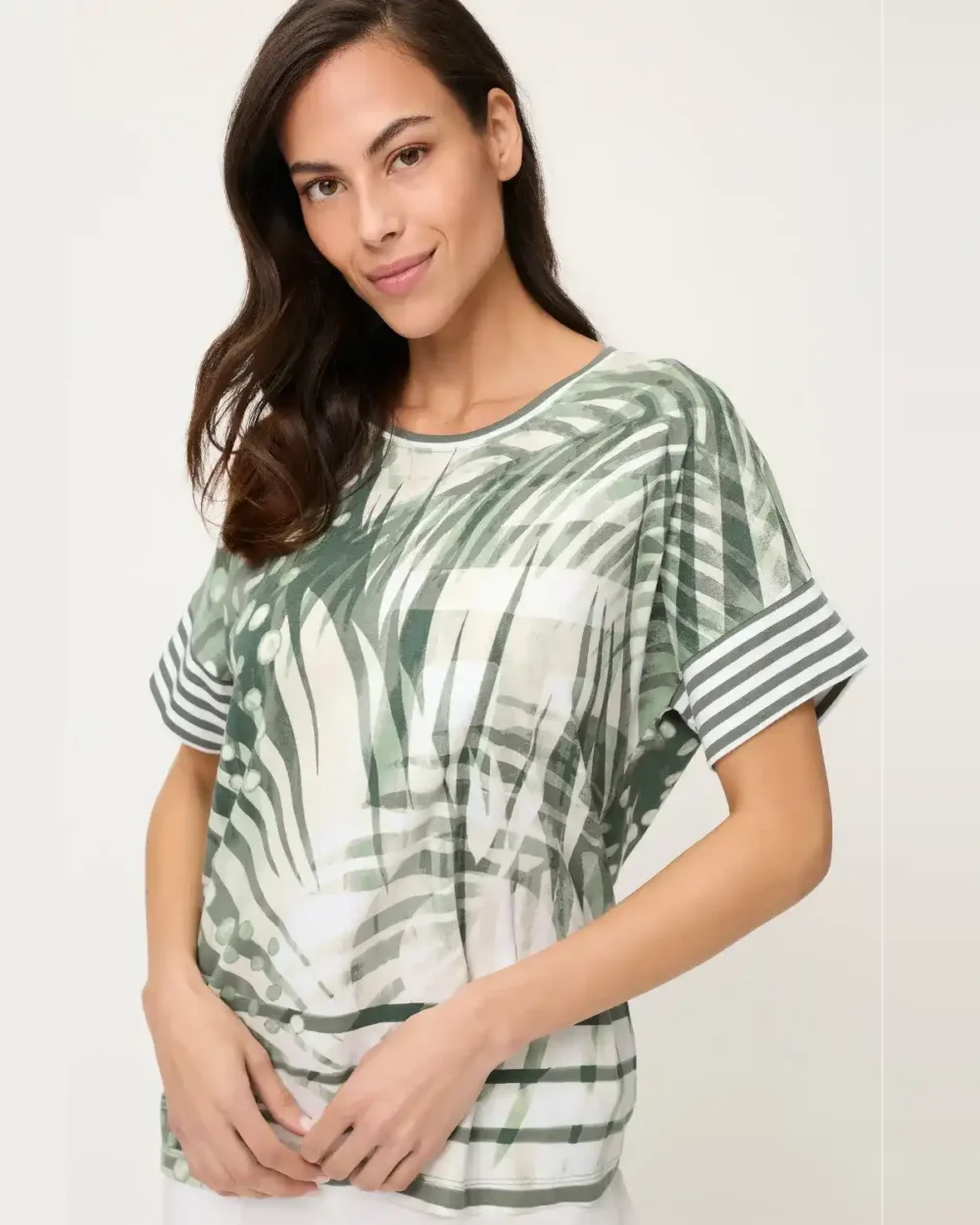 OLSEN T - SHIRT 11105379-KHAKI