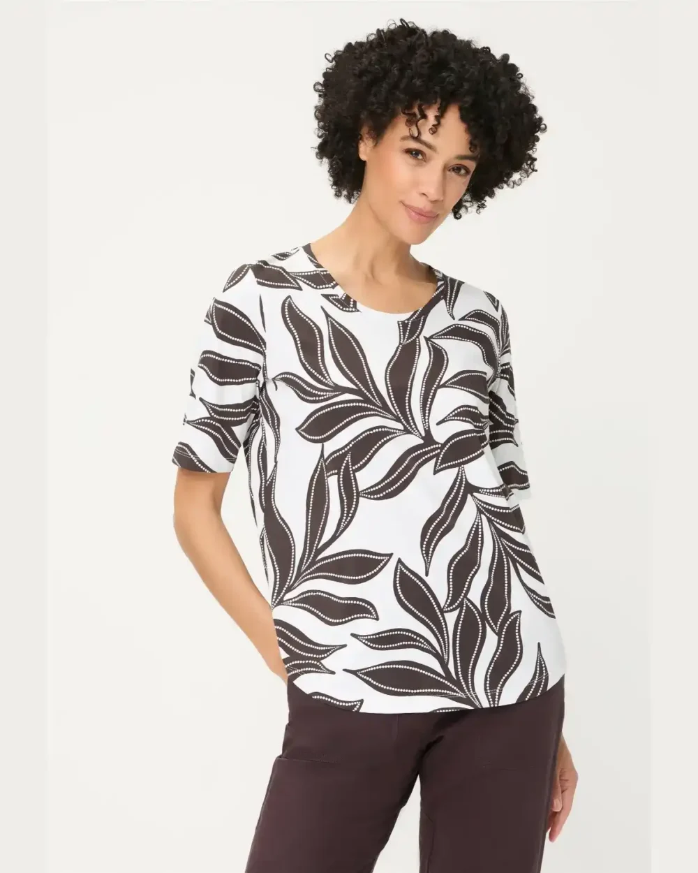 OLSEN T SHIRT 11105419-WHITE