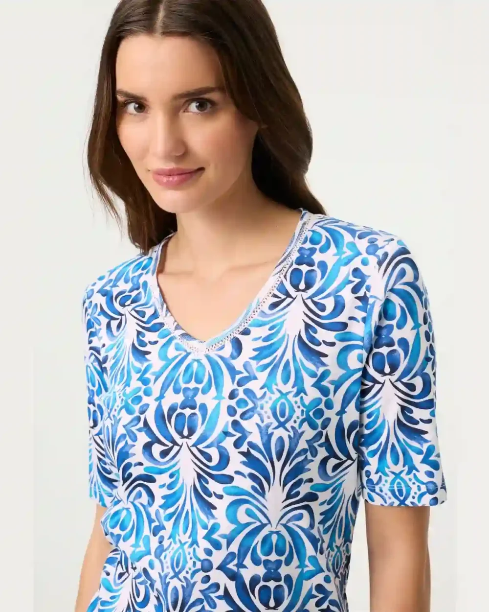 OLSEN T-SHIRT 11105363-BLUE
