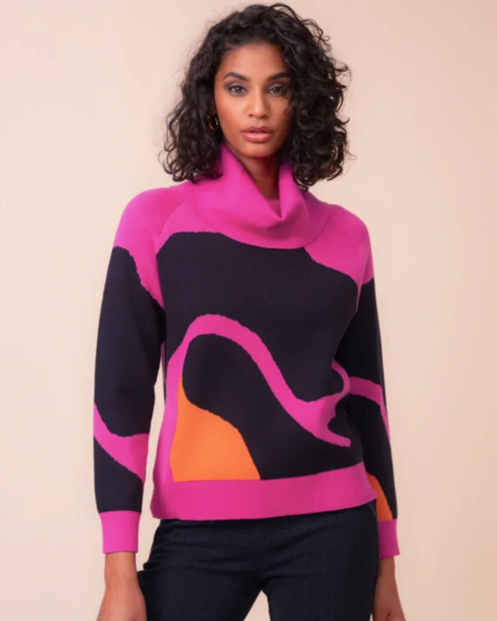 Obsessions Fashion 23 ALISON SHERI A48239 JUMPER-FUCHSIA
