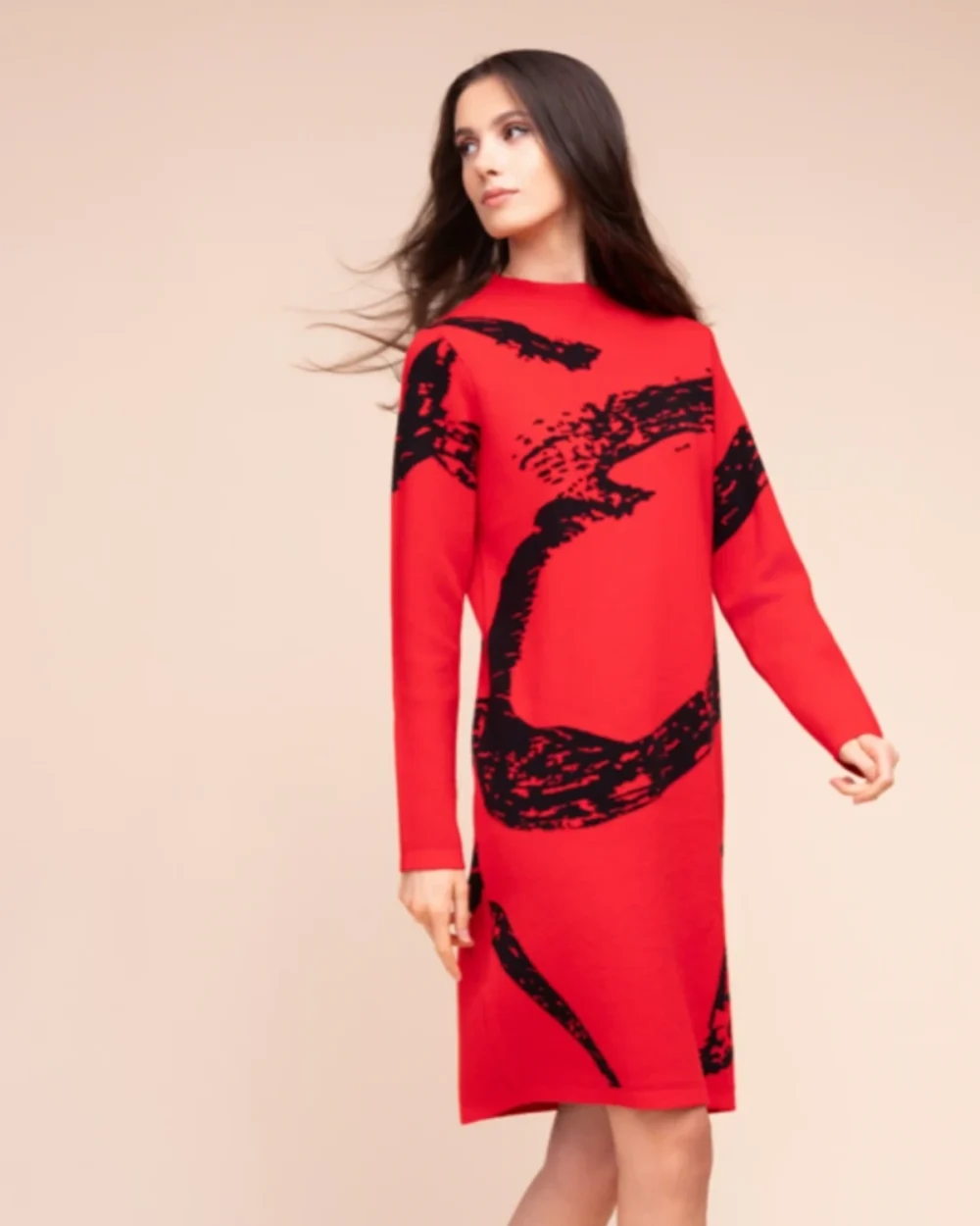 Obsessions Fashion 22 ALISON SHERI A48075 DRESS-RED
