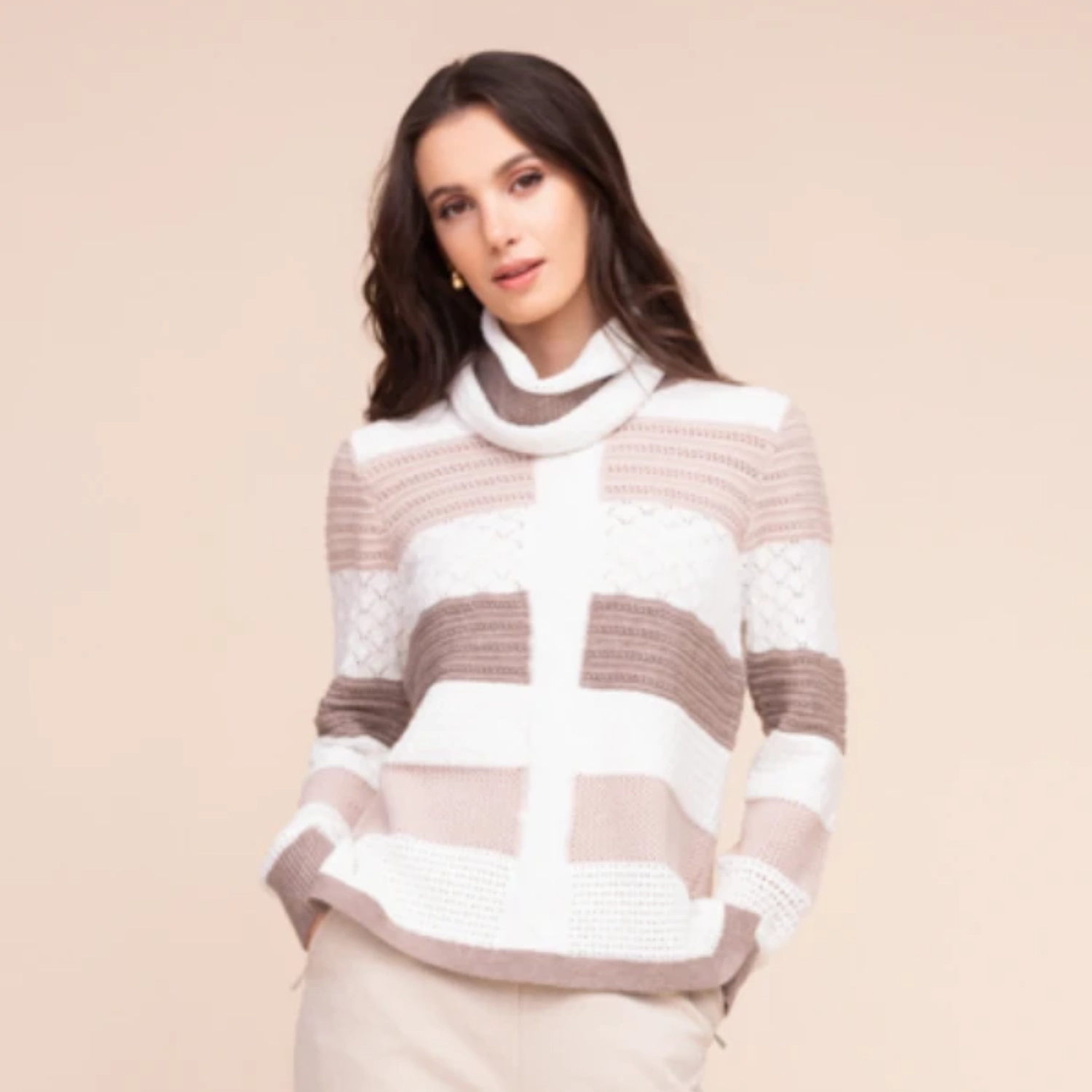 ALISON SHERI A48007 JUMPER-SAND 1 ALISON SHERI A48007 JUMPER-SAND
