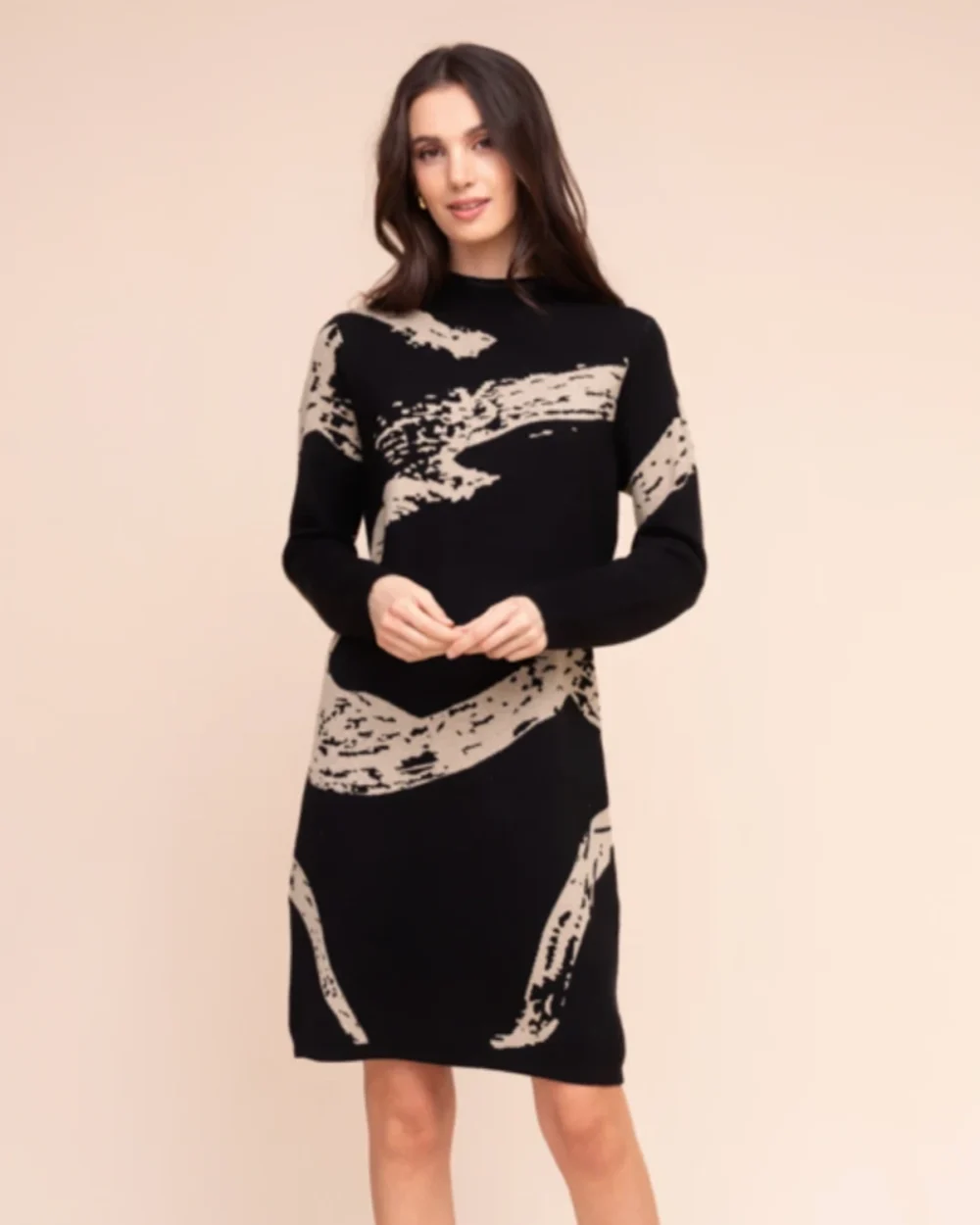 Obsessions Fashion 20 ALISON SHERI A48075 DRESS-BLACK COMBO