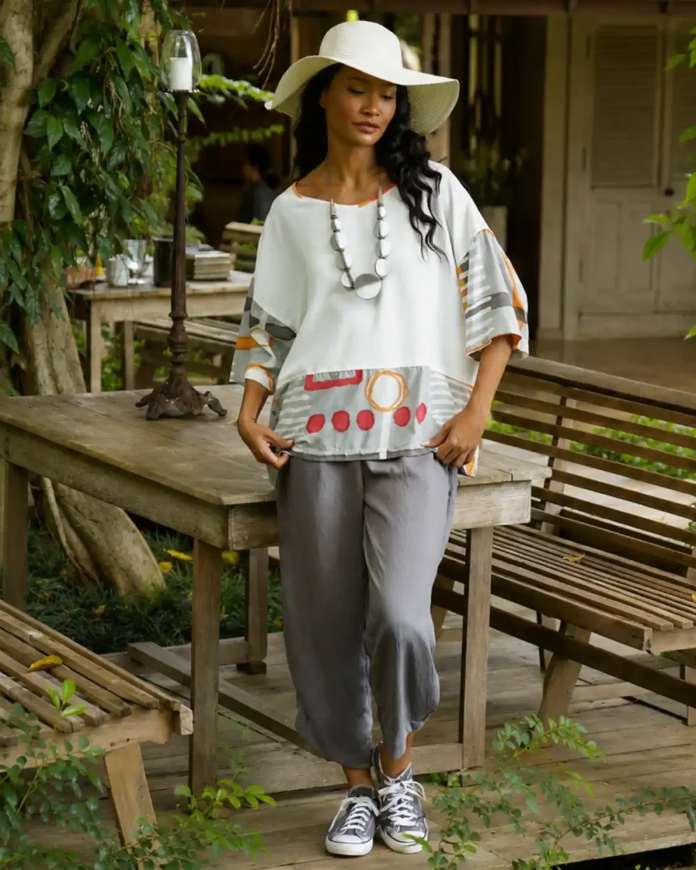 Obsessions Fashion 6 TARA VAO 4527D MARGO TROUSERS-GREY